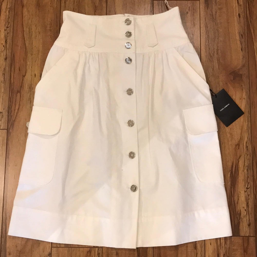 Dolce & Gabbana button down skirt